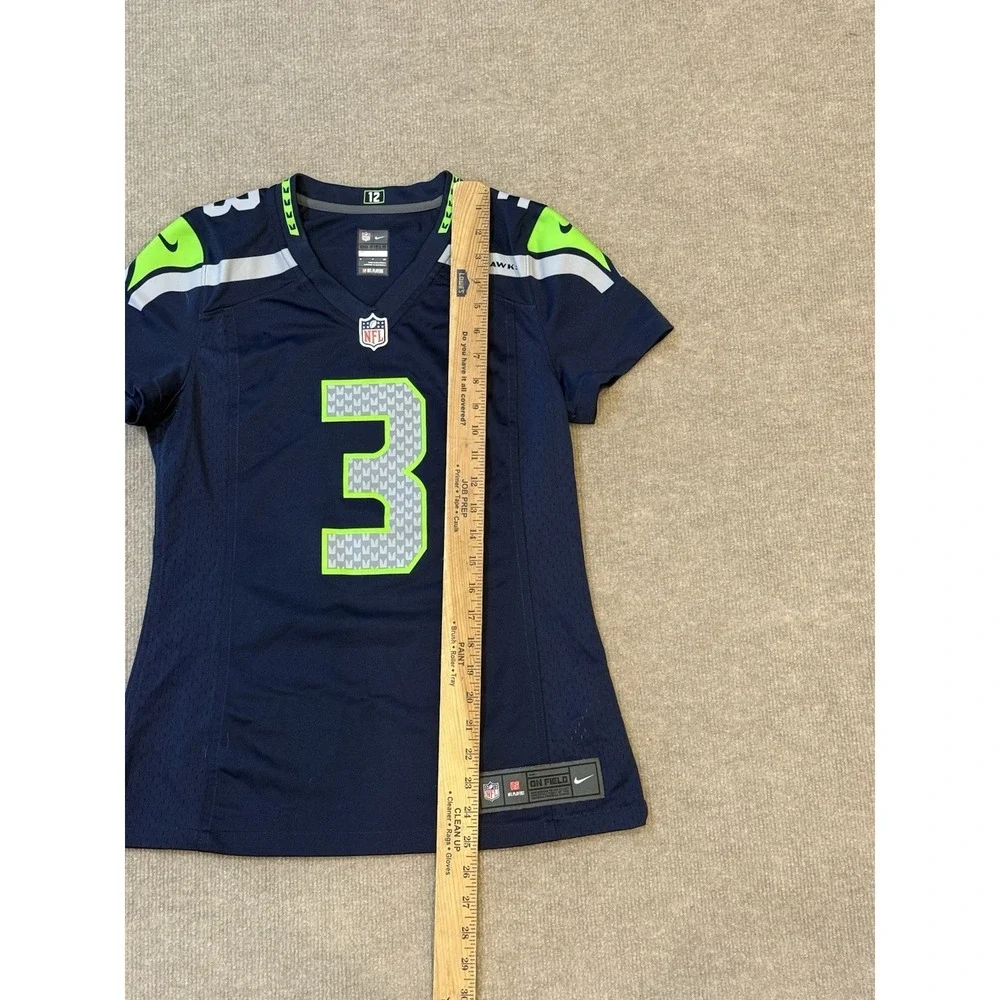 Nike Seattle Seahawks Jersey Russell Wilson #3 Women's Size Small NFL